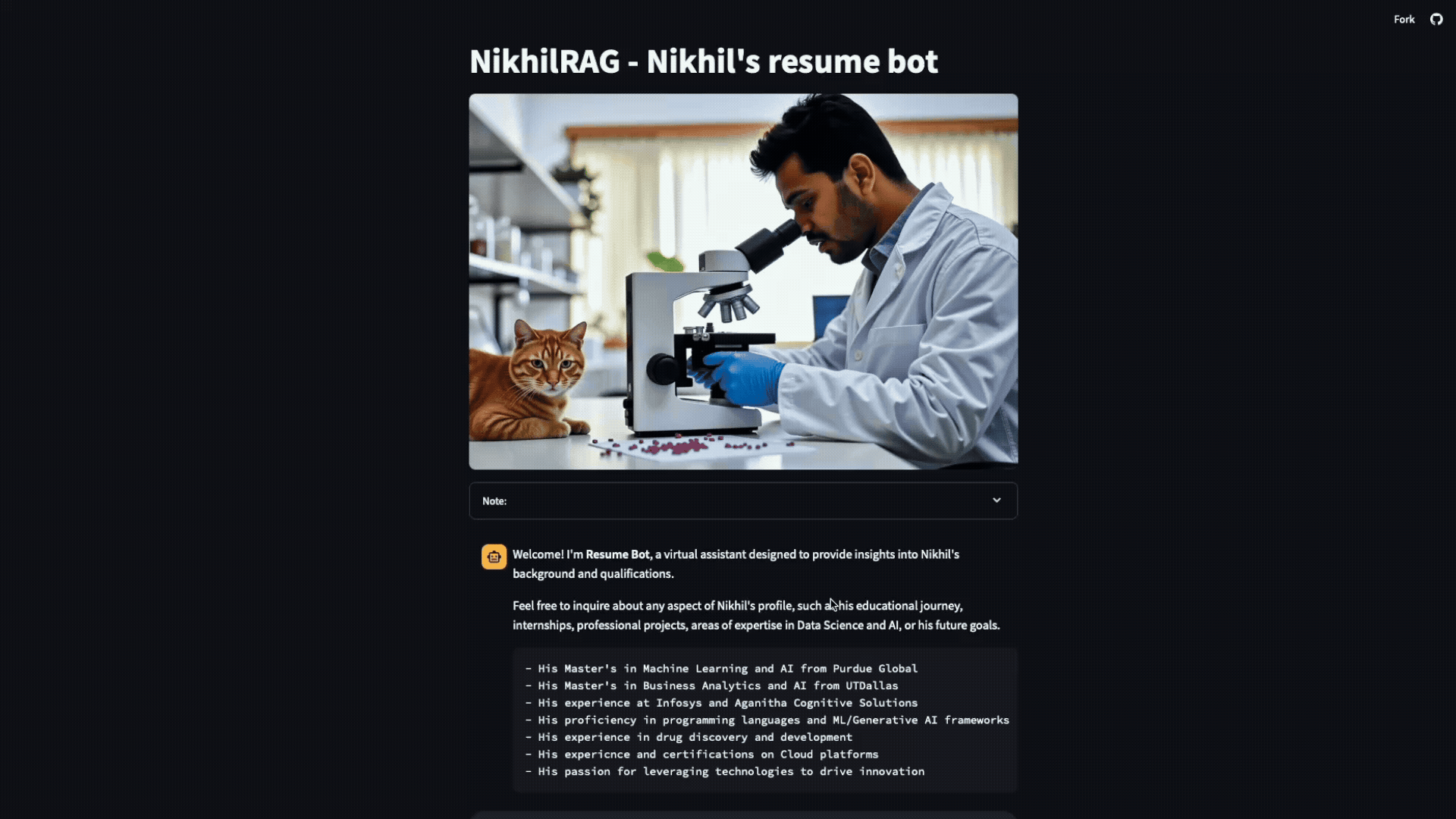 Demo GIF of NikhilRAG